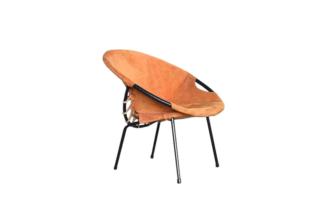 Fotel Balloon, proj. Lusch Erzeugnis, Lusch & Co, Niemcy, lata 60
