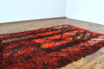 Wełniany dywan Rya Rug, proj. Marianne Richter, Szwecja, lata 60