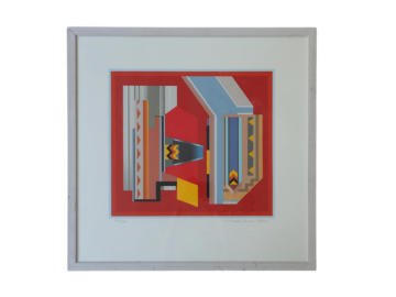 Serigrafia barwna, Peder Duke, Kompozycja, 1992