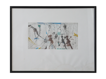 Akwaforta kolorowa, Armin Sandig, Schlümpfe, 1987