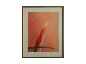 Serigrafia, Curt Hillfon, Amaryllis, lata 60