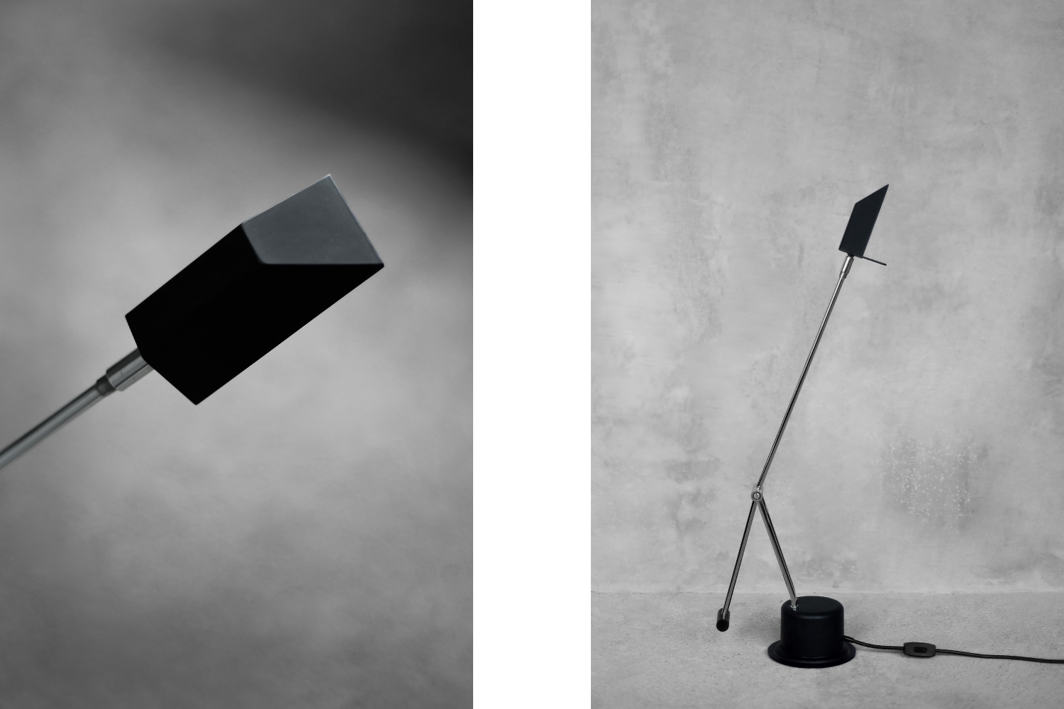 Minimalistyczna lampa biurkowa, Massive, Belgia, lata 80