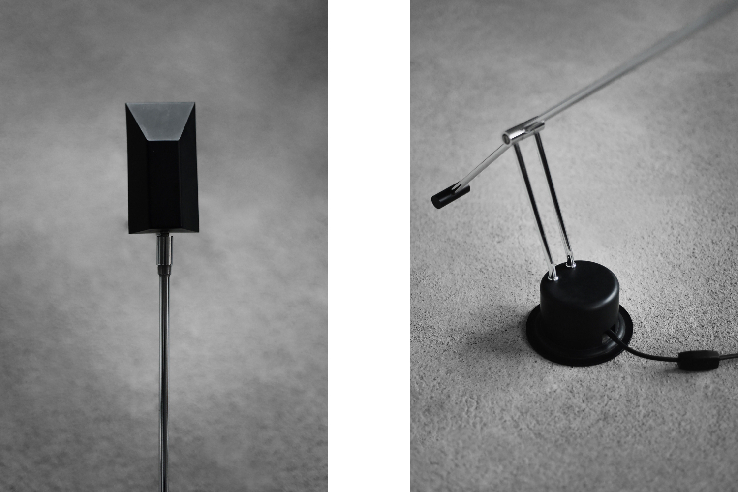 Minimalistyczna lampa biurkowa, Massive, Belgia, lata 80
