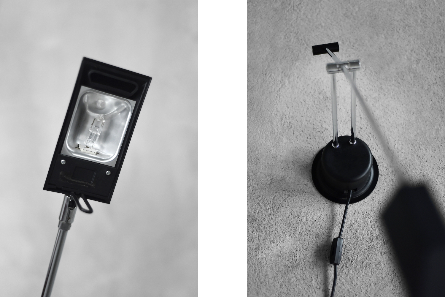 Minimalistyczna lampa biurkowa, Massive, Belgia, lata 80