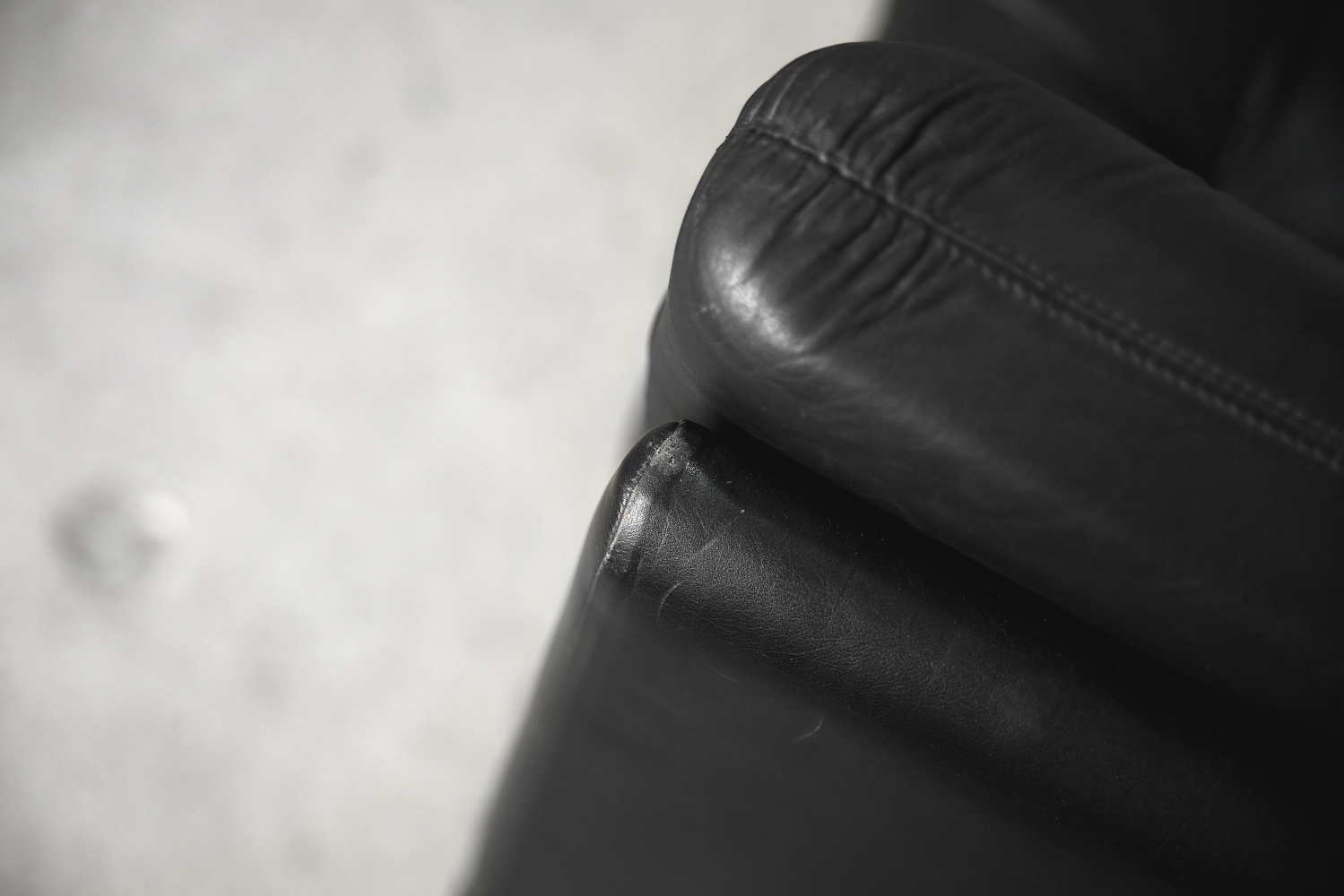 Sofa modułowa / Komplet 4 skórzanych foteli Klöber, Niemcy, lata 80