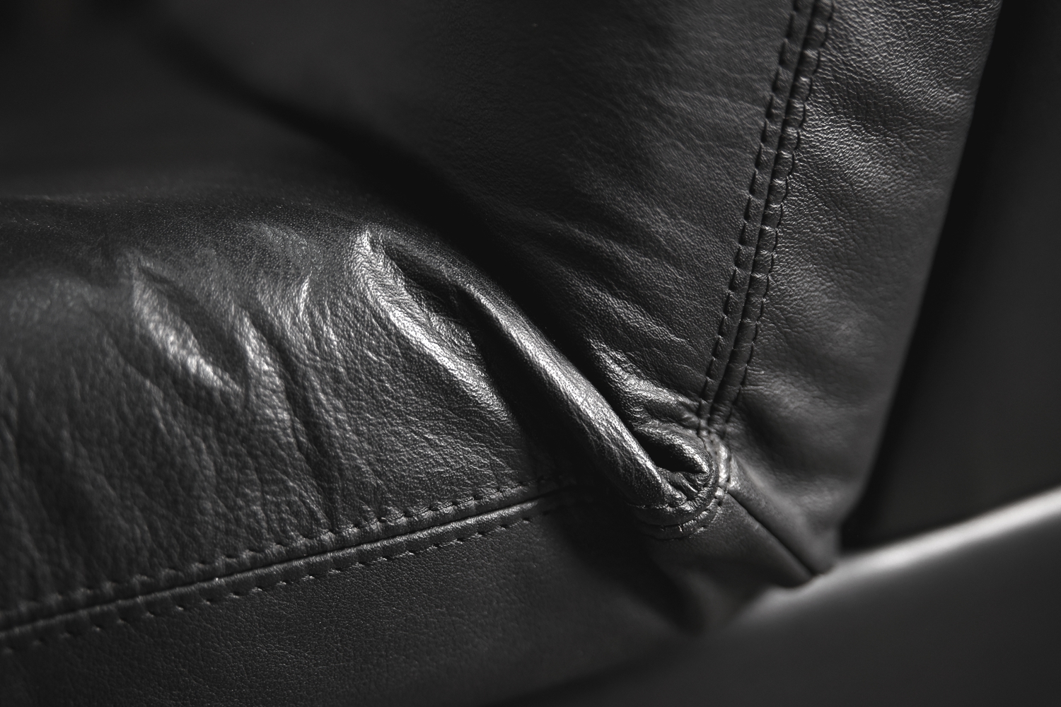 Sofa modułowa / Komplet 4 skórzanych foteli Klöber, Niemcy, lata 80