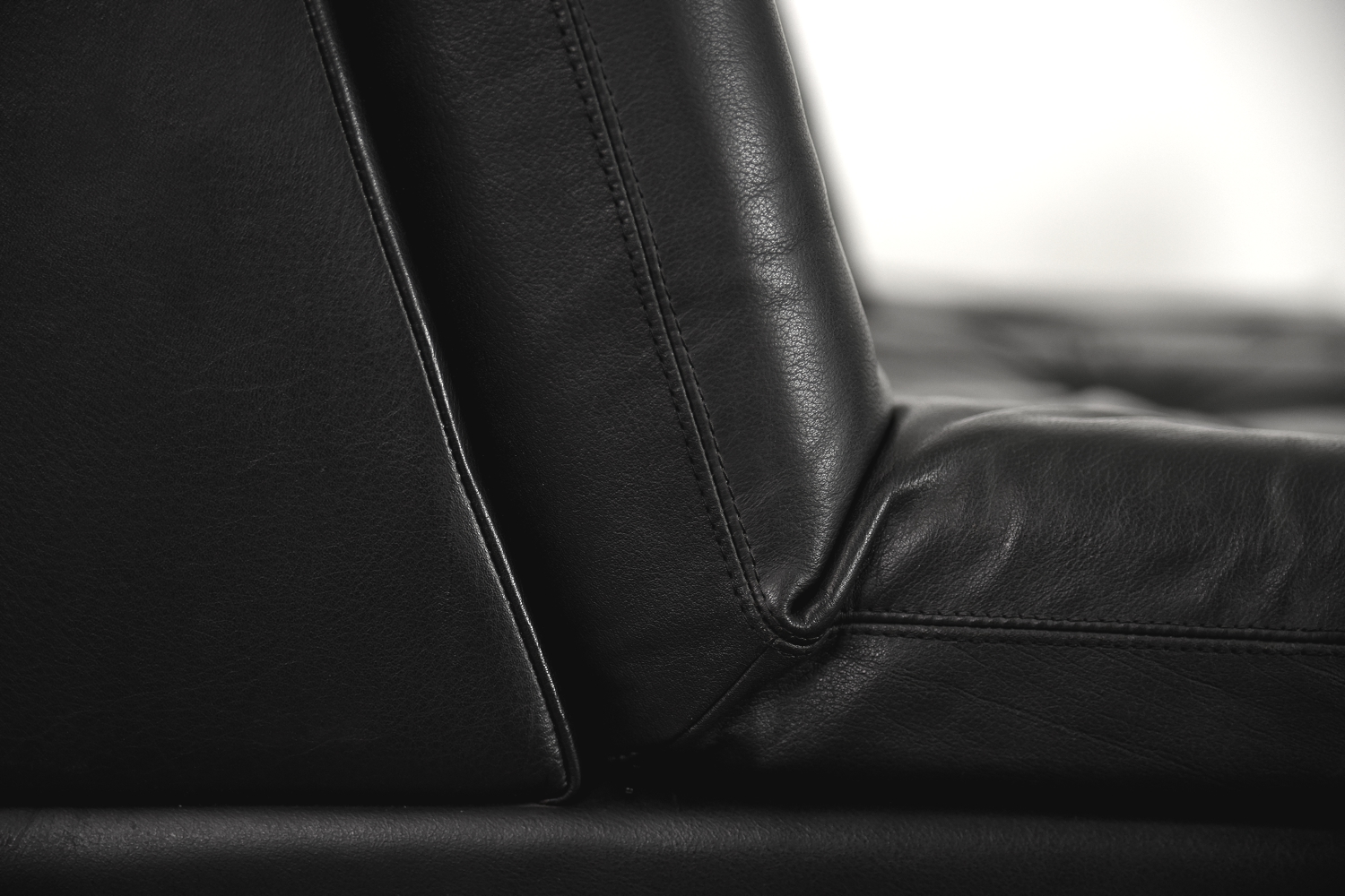 Sofa modułowa / Komplet 4 skórzanych foteli Klöber, Niemcy, lata 80