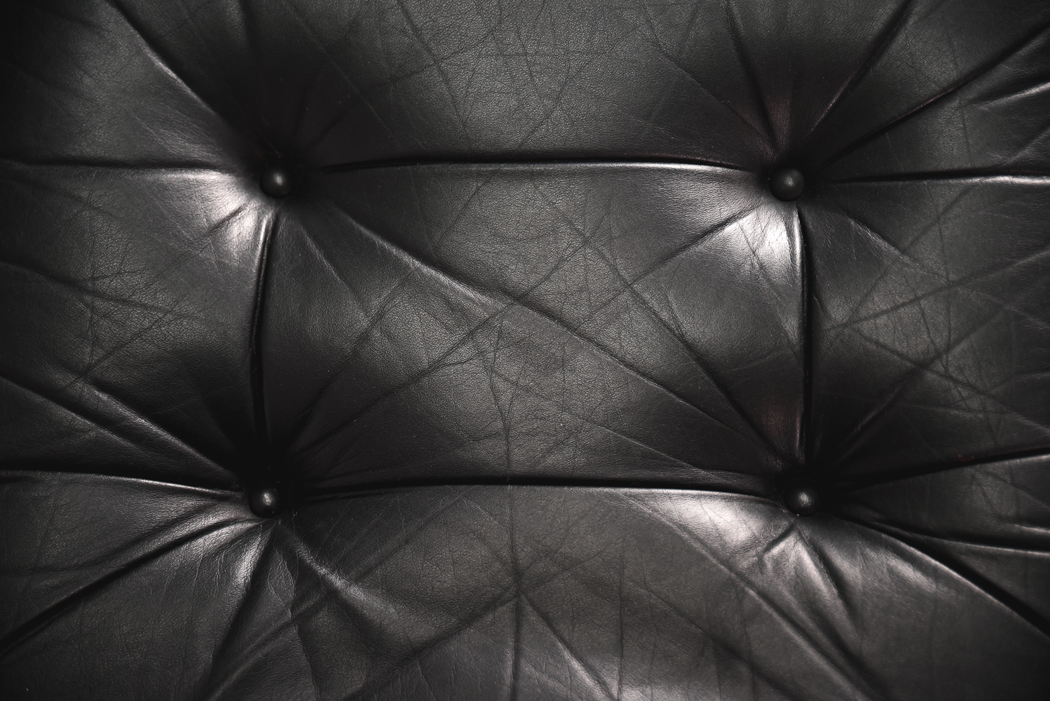 Sofa modułowa / Komplet 4 skórzanych foteli Klöber, Niemcy, lata 80