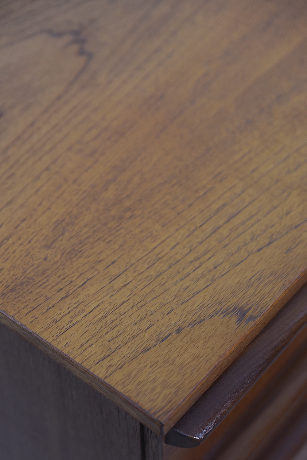 Biurko vintage z drewna tekowego, Wielka Brytania, lata 60