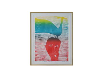 Drzeworyt kolorowy, Michael Casford, Professor Brainbird