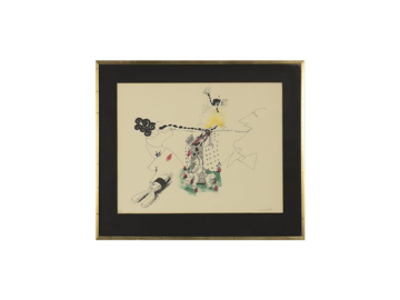 Kolorowa litografia, Carl Fredrik Reuterswärd, Abrakadabra, lata 90