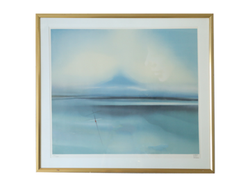 Kolorowa litografia, Lars Sjöström, surrealizm, lata 70