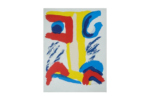 Kolorowa litografia,Bengt Lindström, Jätten på Berget, 1995