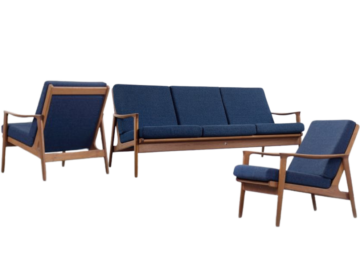 Komplet wypoczynkowy Mid-Century Modern, Parker Furniture, Australia, 1956