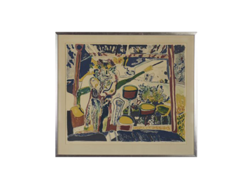 Litografia barwna, Anders Fogelin, Komposition, 1974