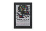 Litografia barwna, Joan Miró, Agora I, 1971