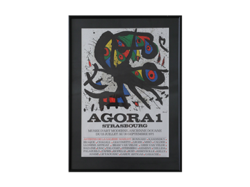 Litografia barwna, Joan Miró, Agora I, 1971