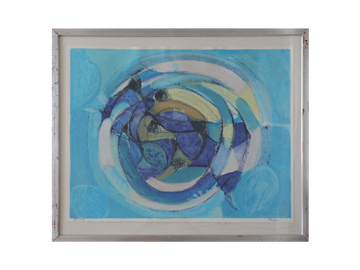 Litografia kolorowa, Gustav Bolin, Kompozycja, lata 70