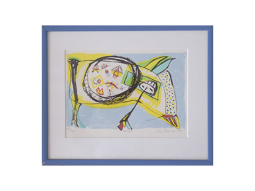 Litografia kolorowa, Lis Zwick, Maskot, 1996