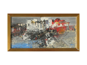 Obraz olejny na desce, Nils Böcklin, Skandynawia