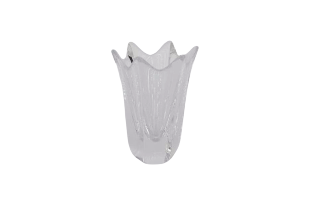 Tulip crystal vase, designed by Jan Johansson, Orrefors, Sweden, 1970s