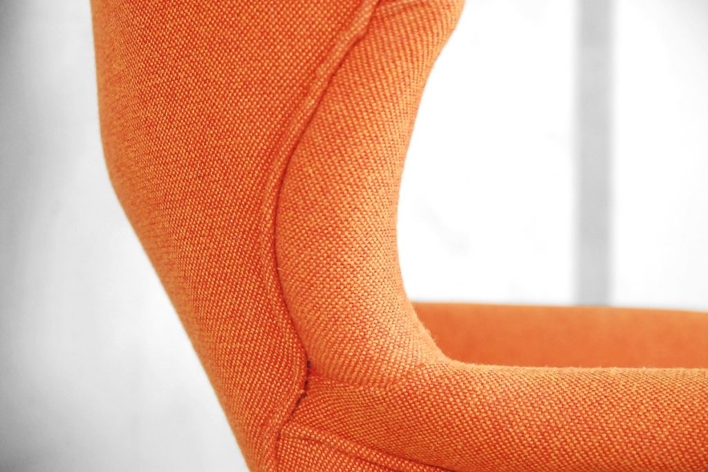 Fotel Mid-Century Modern, proj. T. Afdal, Bruksbo Nesjestranda Møbelfabrik, Norwegia, lata 60