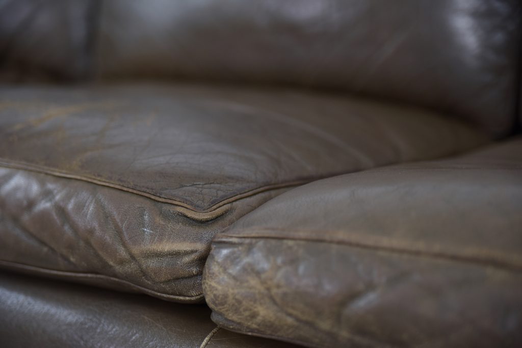 Skórzana sofa Cromwell, proj. Arne Norell, Szwecja, lata 60