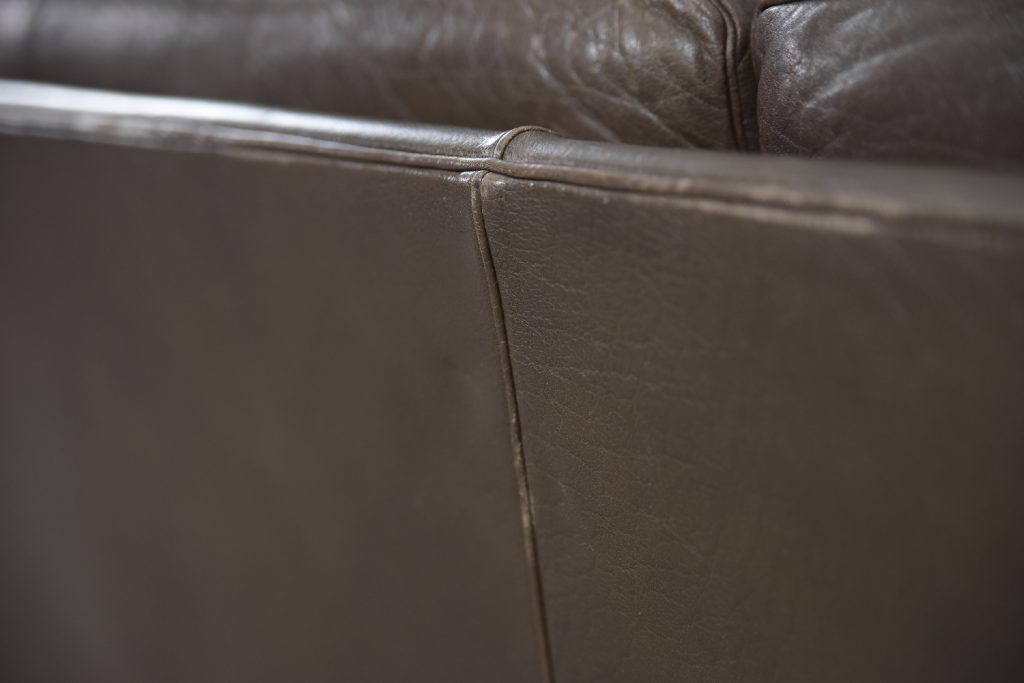 Skórzana sofa Cromwell, proj. Arne Norell, Szwecja, lata 60