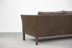 Skórzana sofa Cromwell, proj. Arne Norell, Szwecja, lata 60