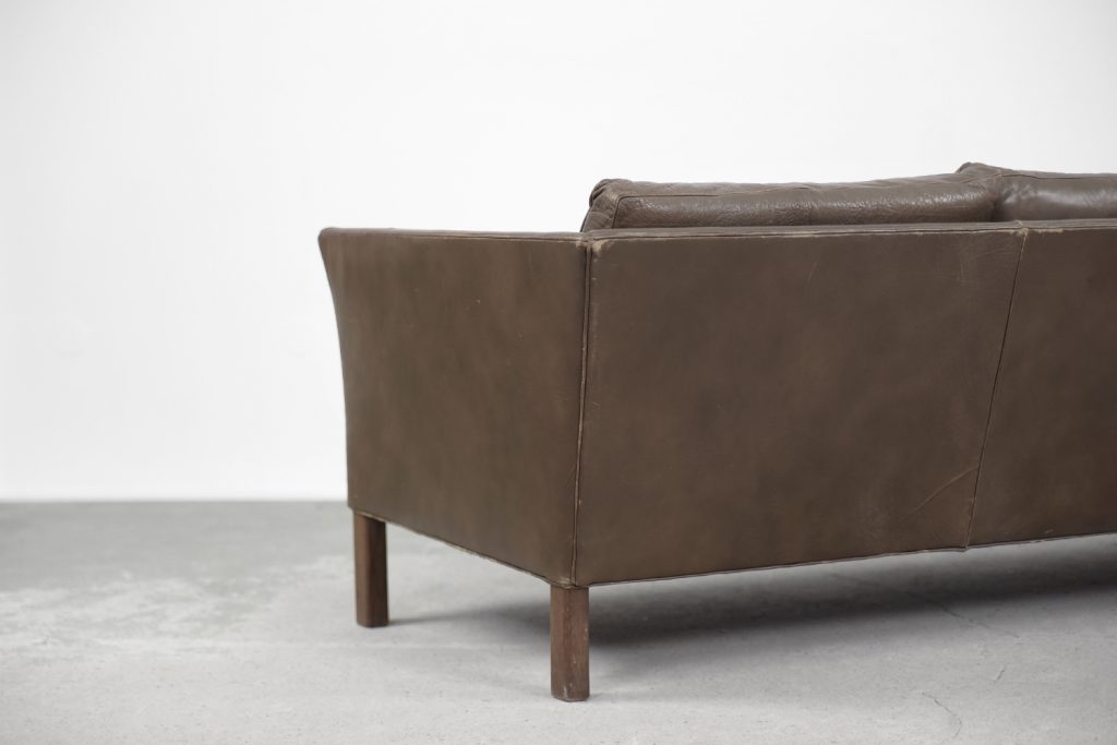 Skórzana sofa Cromwell, proj. Arne Norell, Szwecja, lata 60