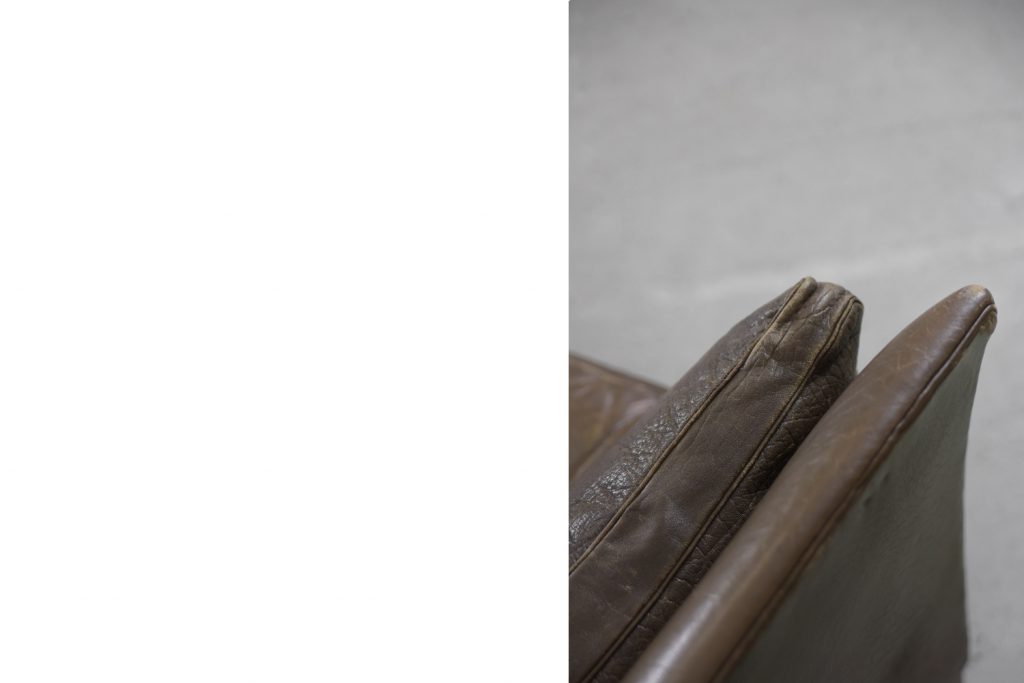 Skórzana sofa Cromwell, proj. Arne Norell, Szwecja, lata 60