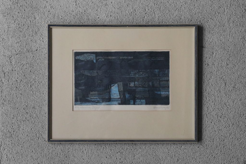 Akwaforta, Komposition, Bertil Lundberg, 1962