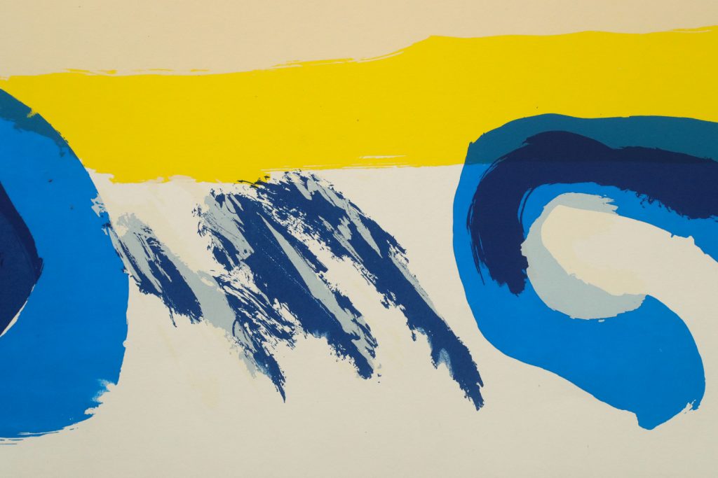 Kolorowa litografia,Bengt Lindström, Jätten på Berget, 1995