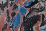 Litografia kolorowa, Bergets röda, Paul Holsby, 1963