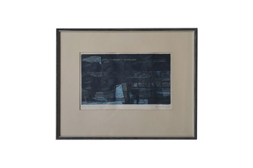 Akwaforta, Komposition, Bertil Lundberg, 1962