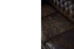 Skórzana sofa Chesterfield, Anglia, lata 20
