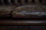 Skórzana sofa Chesterfield, Anglia, lata 20