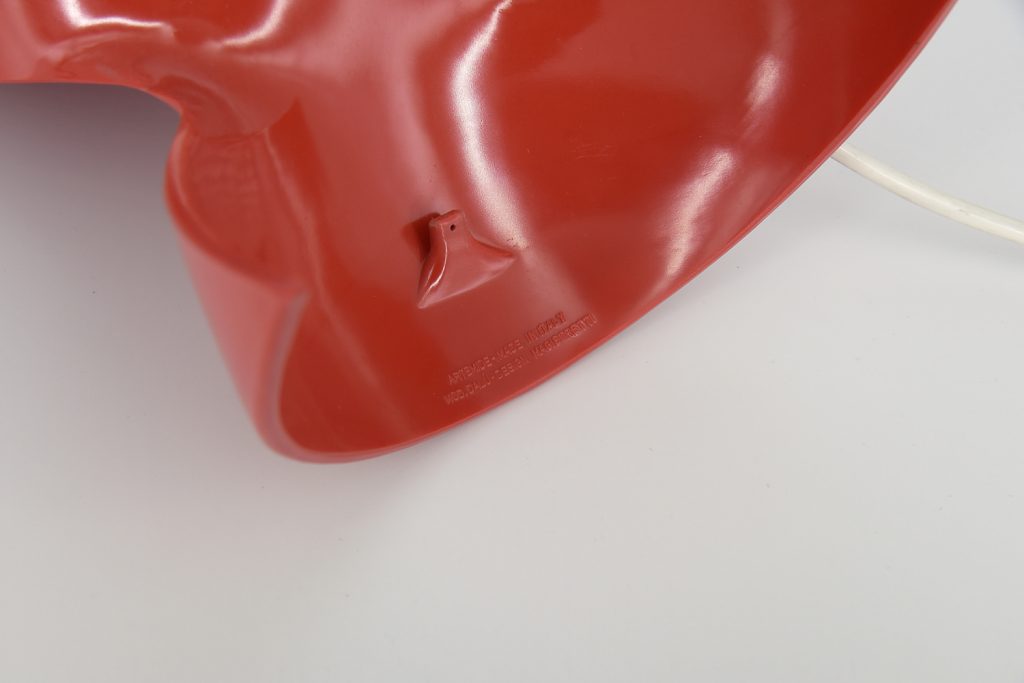 Plastikowa lampa model Dalù, proj. Vico Magistretti, Artemide, Włochy, lata 60