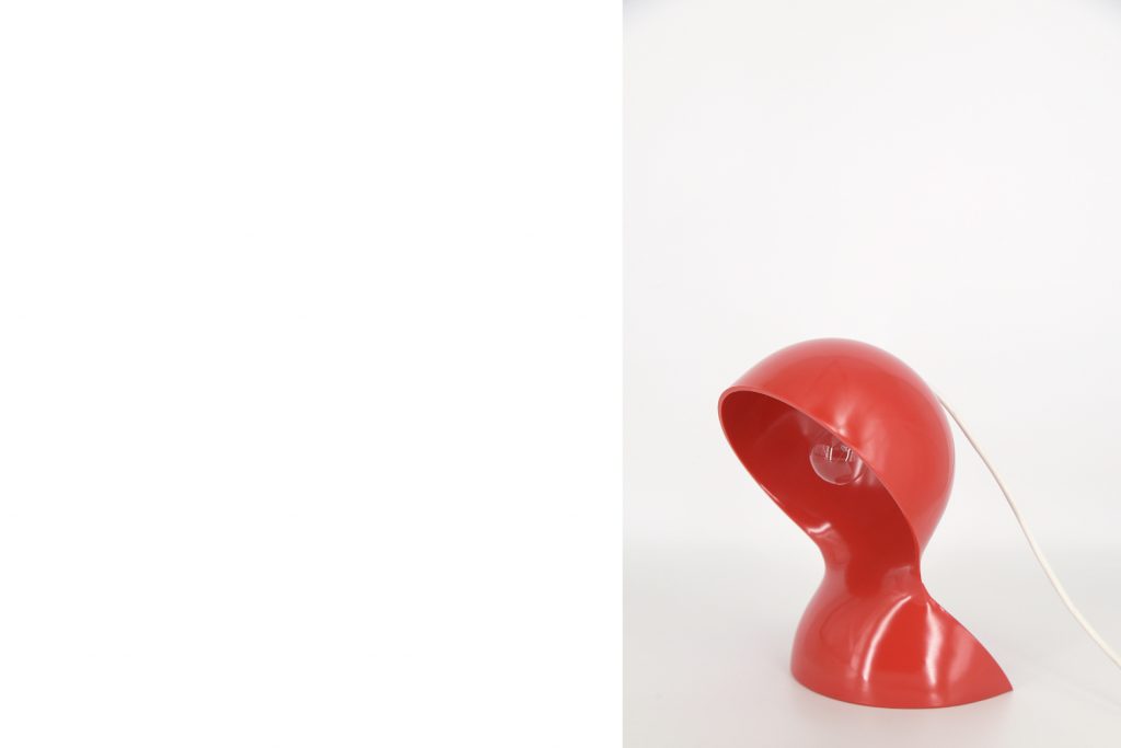 Plastikowa lampa model Dalù, proj. Vico Magistretti, Artemide, Włochy, lata 60