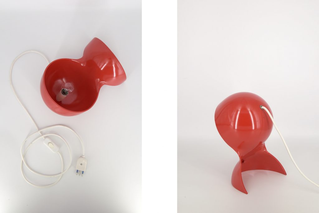 Plastikowa lampa model Dalù, proj. Vico Magistretti, Artemide, Włochy, lata 60