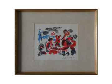 Litografia kolorowa, Yster lek, Paul Holsby, 1967