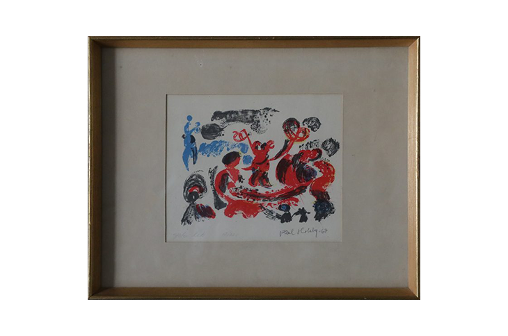 Litografia kolorowa, Yster lek, Paul Holsby, 1967