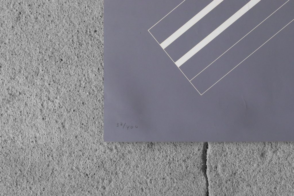 Litografia kolorowa, Eskil Hansson, Kompozycja, 1976