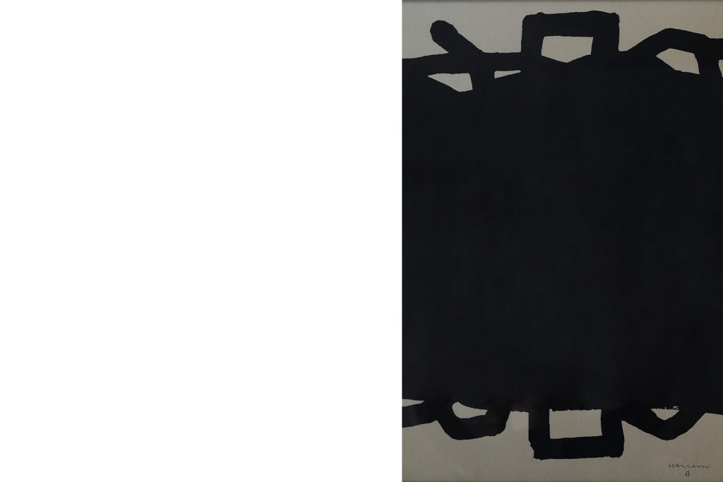 Litografia na kartonie, Eduardo Chillida, Hiszpania