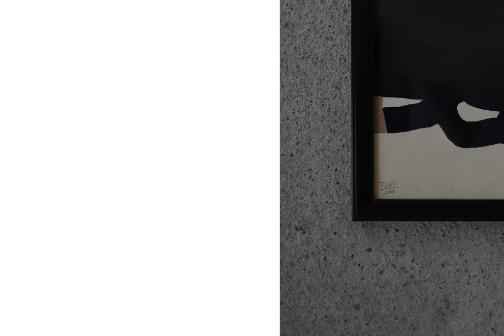 Litografia na kartonie, Eduardo Chillida, Hiszpania