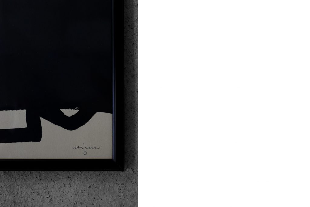 Litografia na kartonie, Eduardo Chillida, Hiszpania