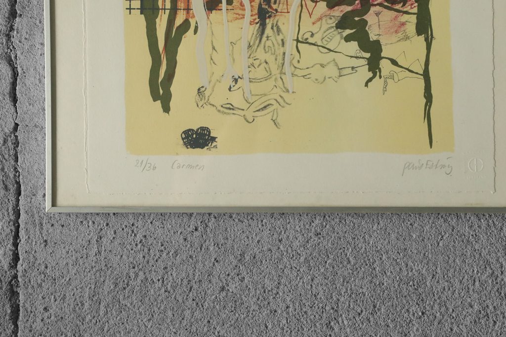 Litografia barwna, Poul Esting, Carmen