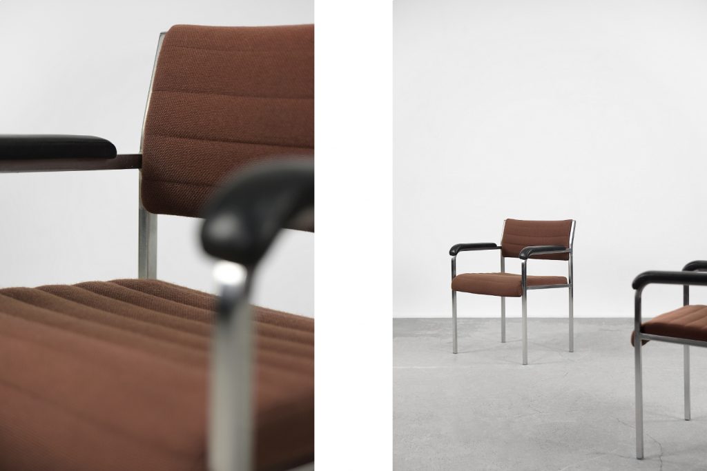 Para foteli biurowych, Fröscher Sitform, Niemcy, lata 70