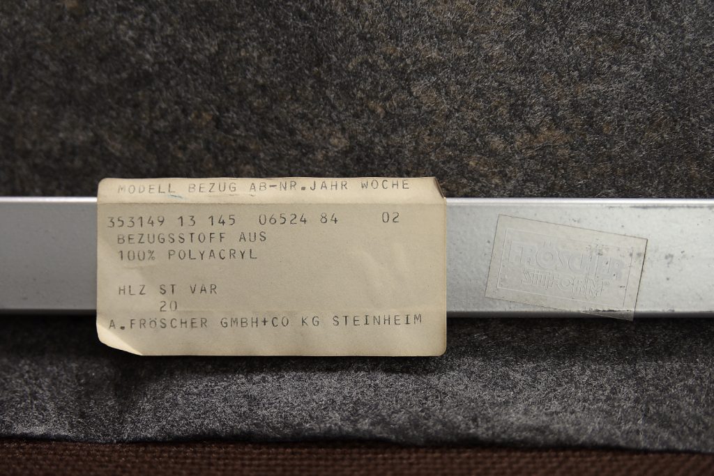 Para foteli biurowych, Fröscher Sitform, Niemcy, lata 70