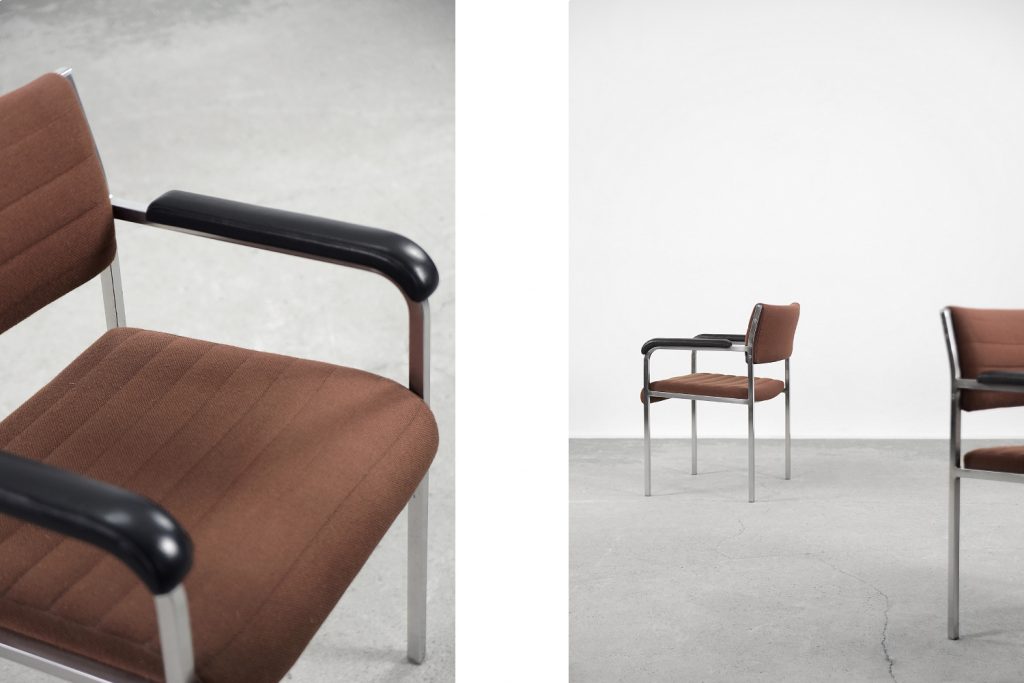 Para foteli biurowych, Fröscher Sitform, Niemcy, lata 70